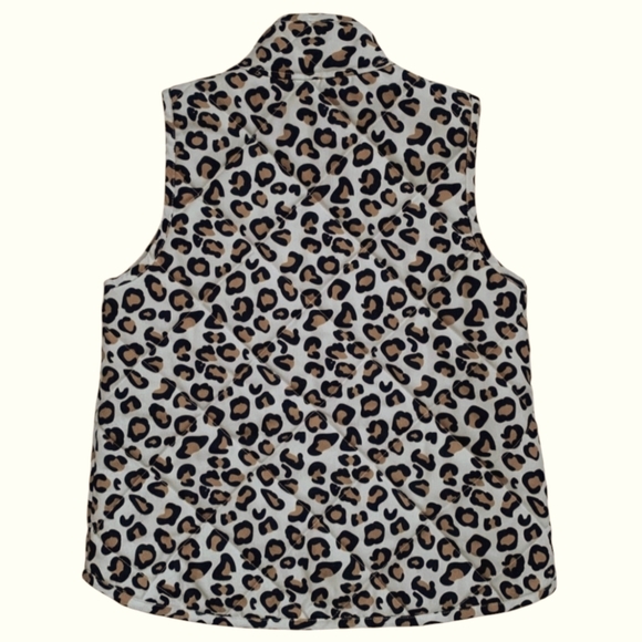 Mudpie Cheetah Quilted Vest - M - Picture 5 of 5